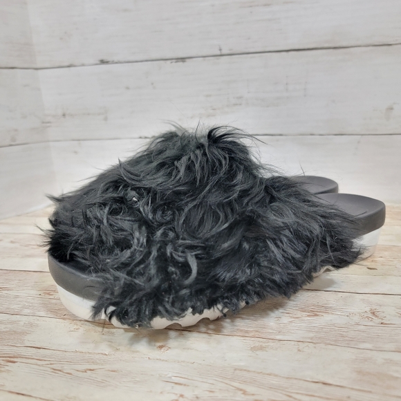 Ariana Bohling Suri alpaca slide sandals - Picture 3 of 12